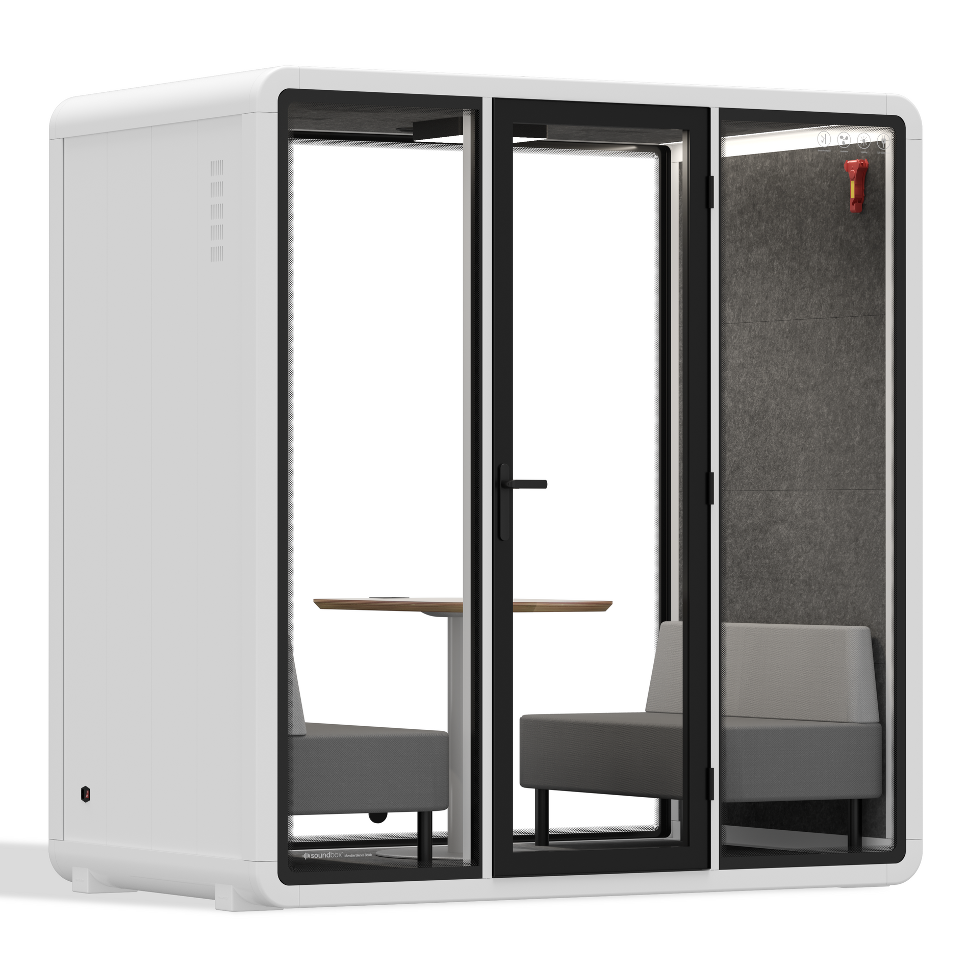 Quell Demi PlusWhite / Dark Grey / Furniture Set 1