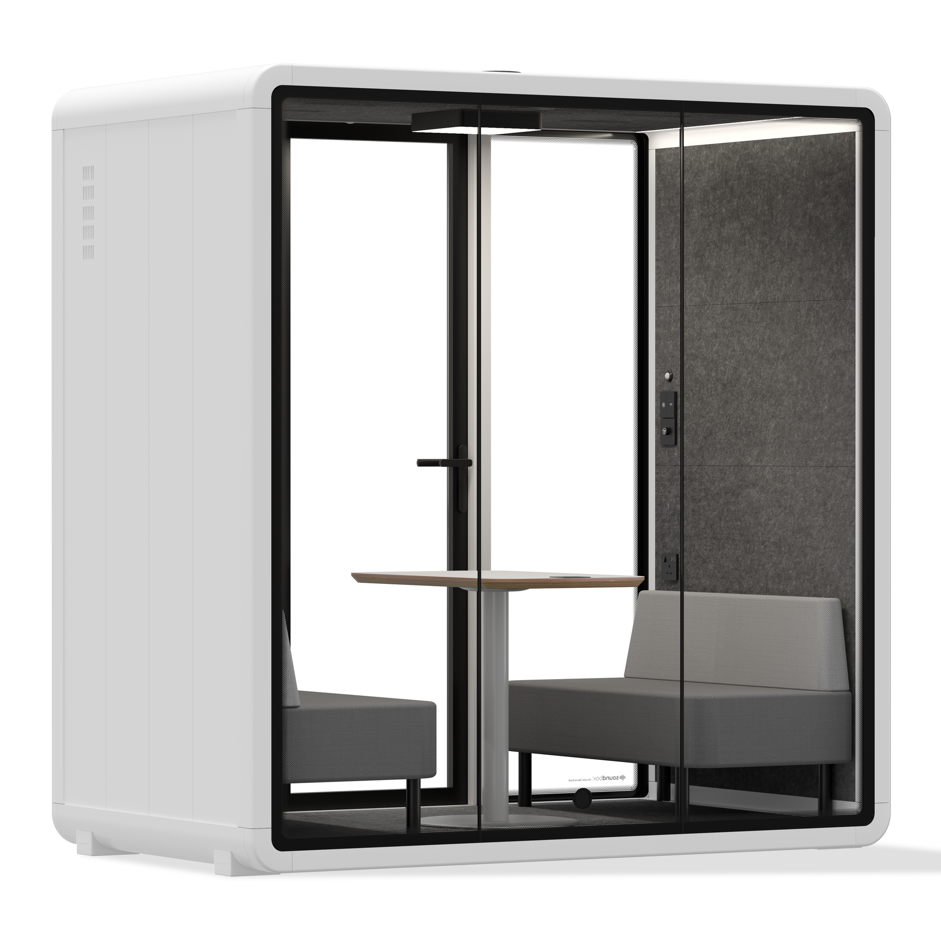 Quell Demi PlusWhite / Dark Grey / Furniture Set 1