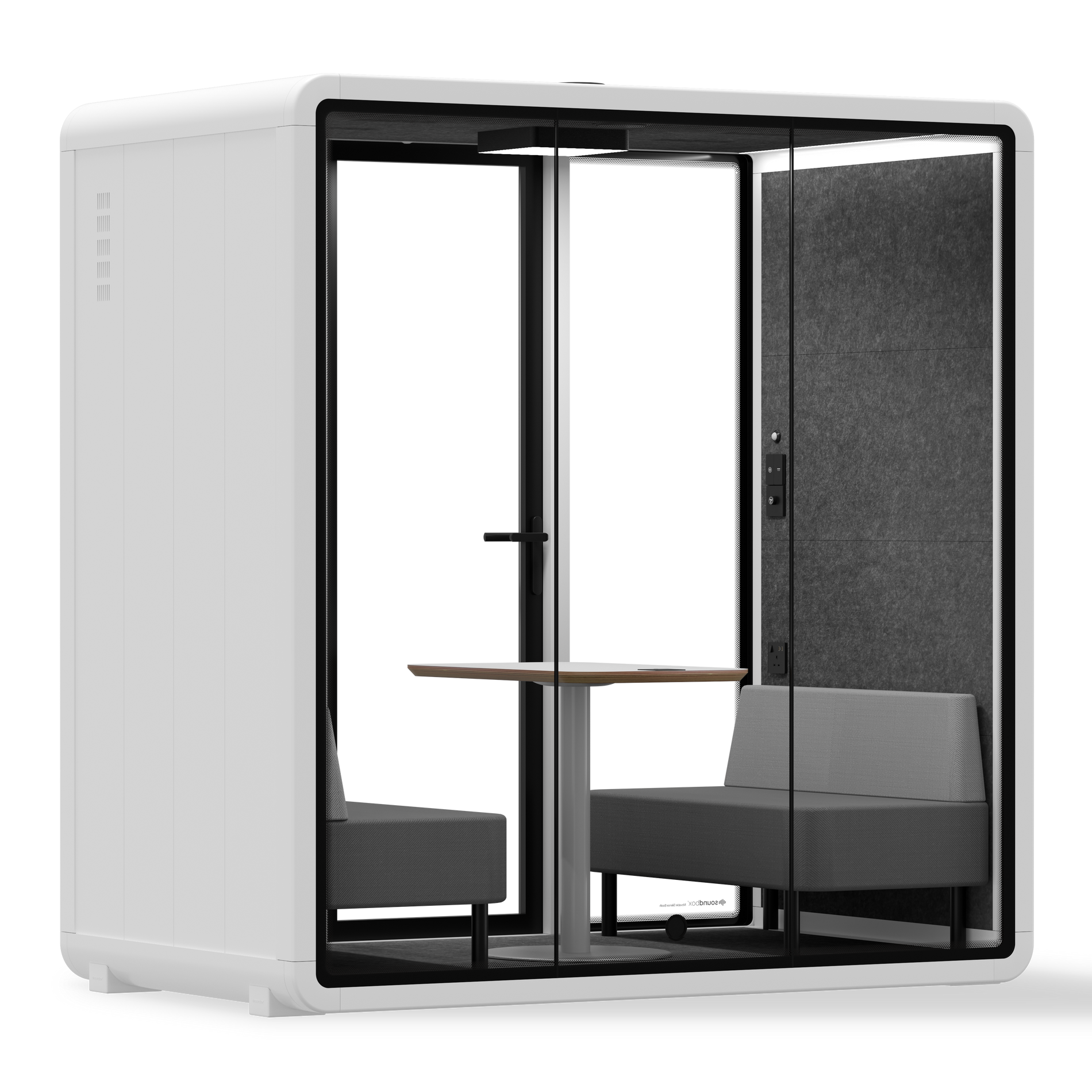 Quell Demi PlusWhite / Dark Grey / Furniture Set 1