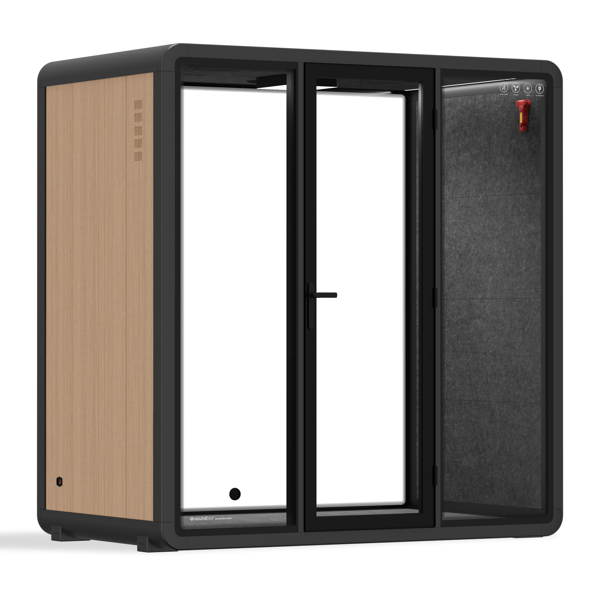 Quell Demi PlusWooden / Dark Grey / No Furniture