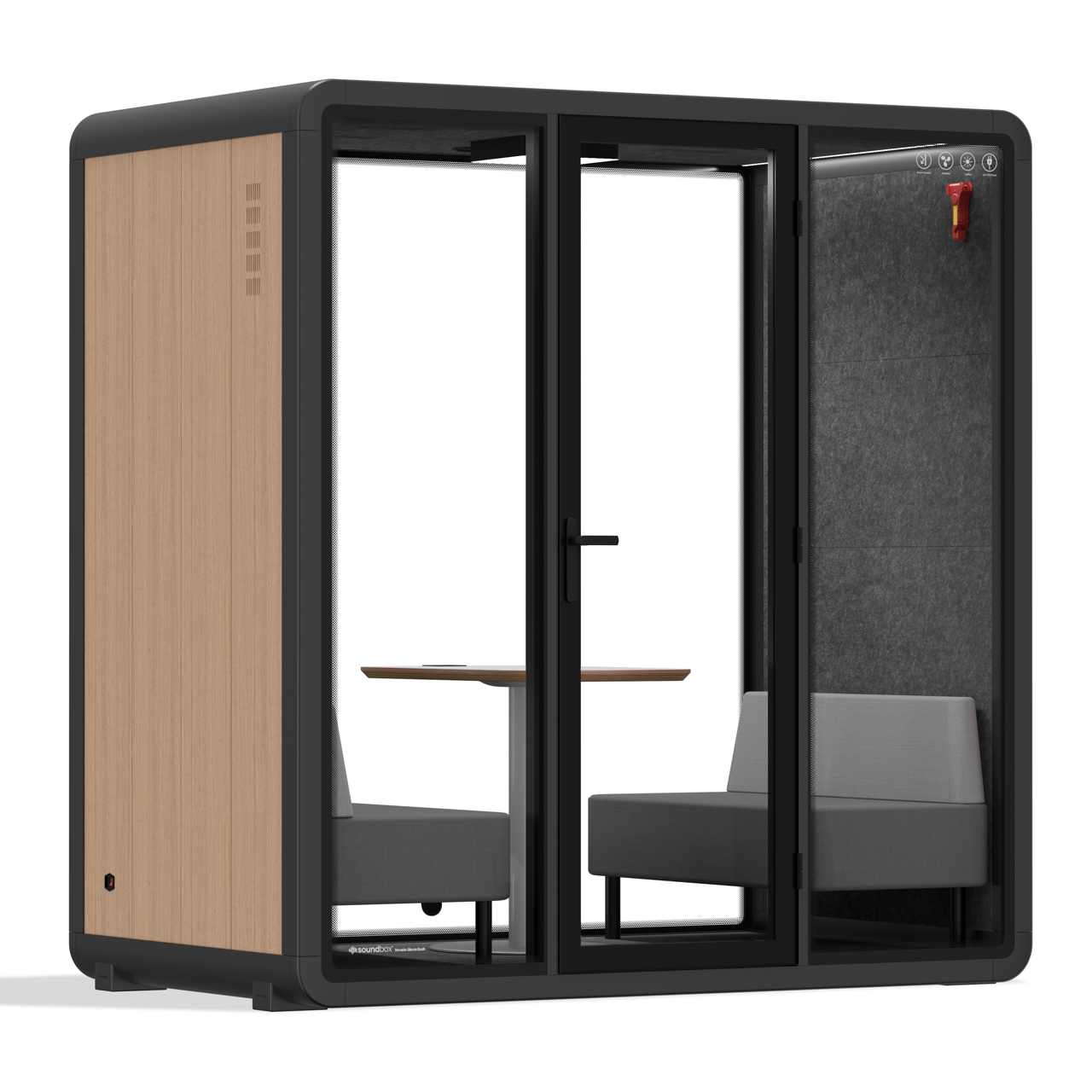 Quell Demi PlusWooden / Dark Grey / Furniture Set 1