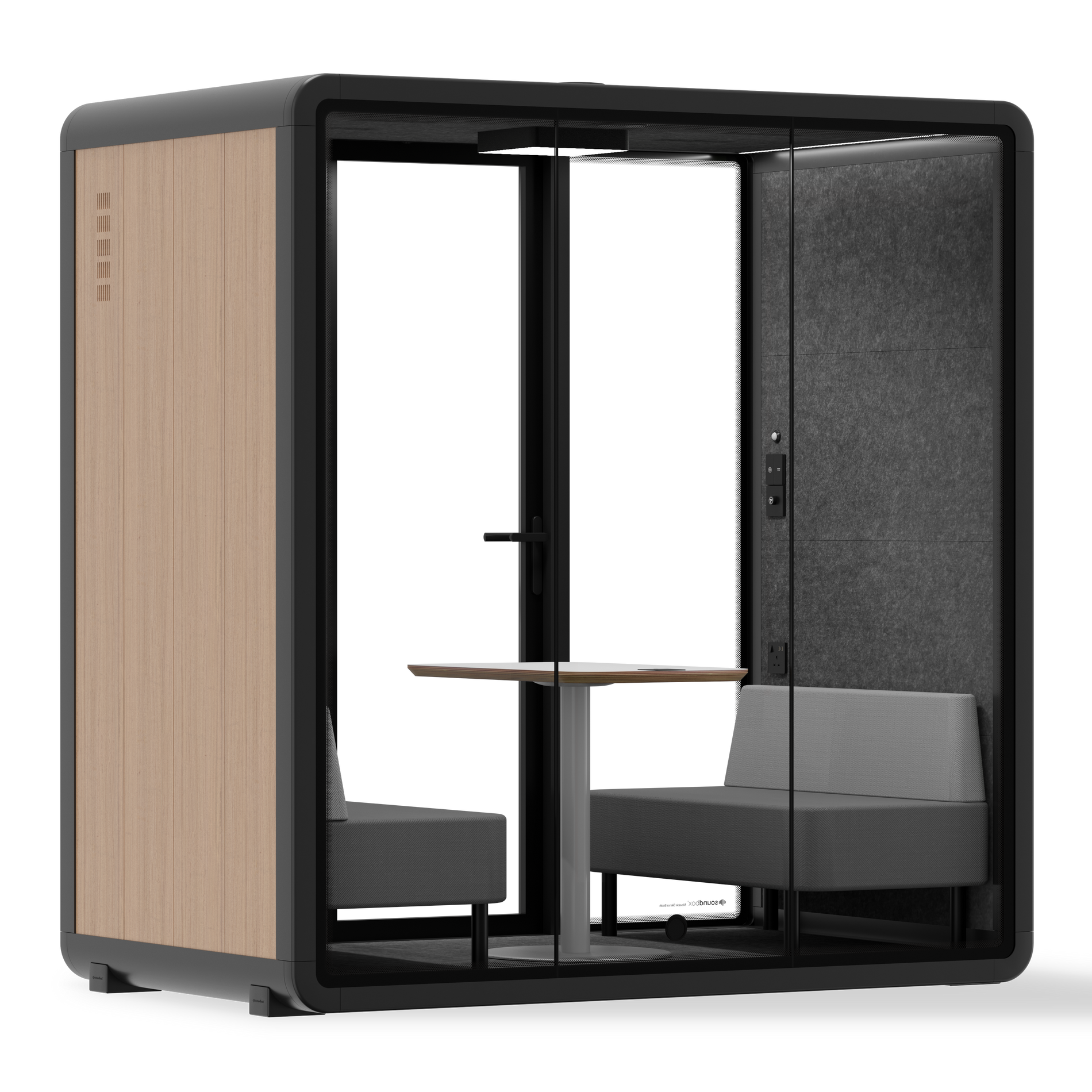 Quell Demi PlusWooden / Dark Grey / Furniture Set 1