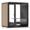 Quell Demi Plus acoustic pod by Soundbox Store – black exterior variant with tinted glass front panel