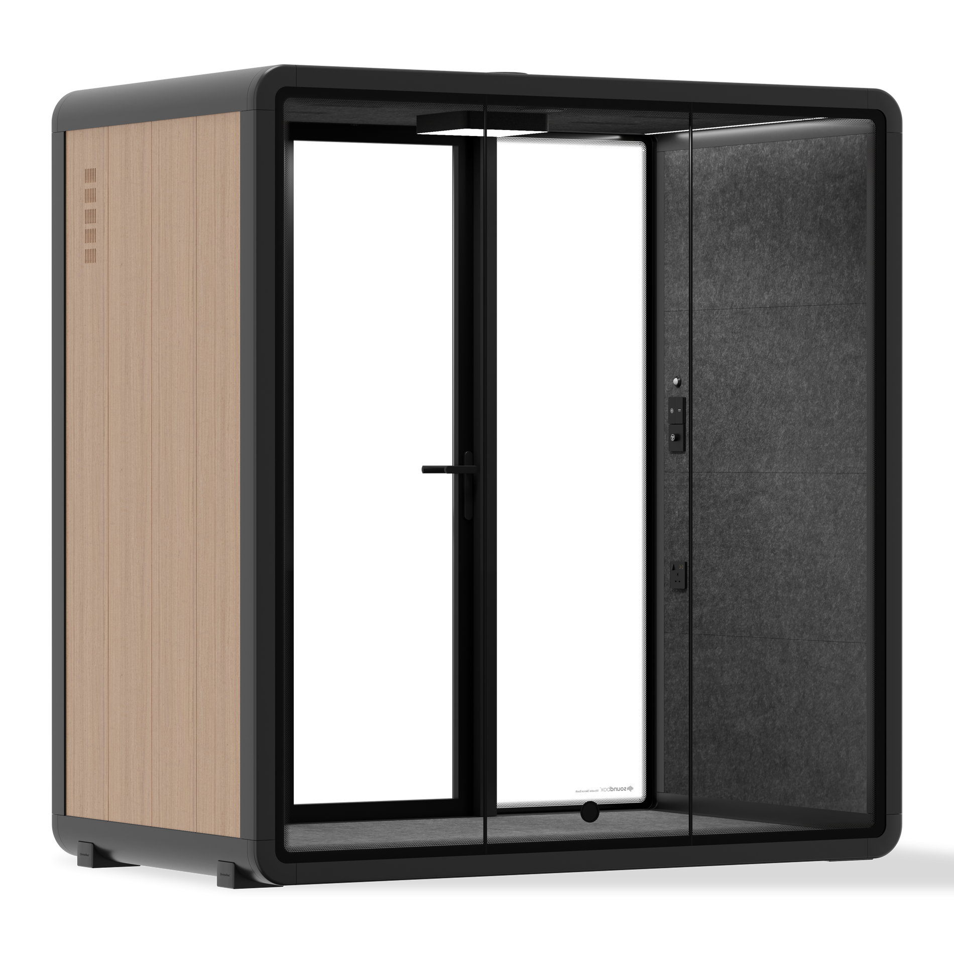 Quell Demi PlusWooden / Dark Grey / No Furniture