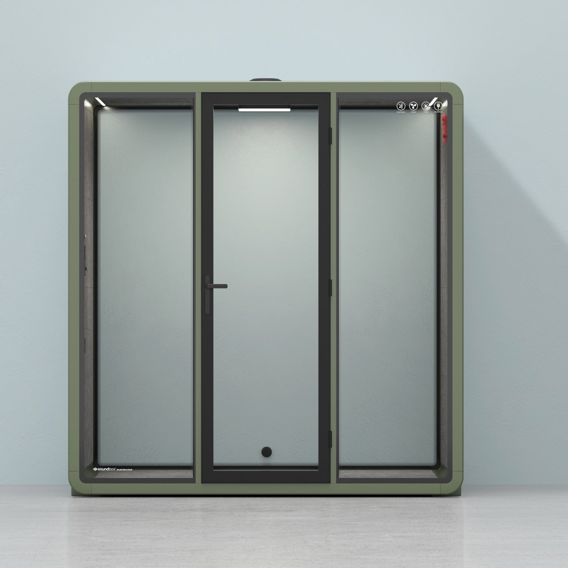 Quell Demi PlusGreen / Dark Grey / No Furniture