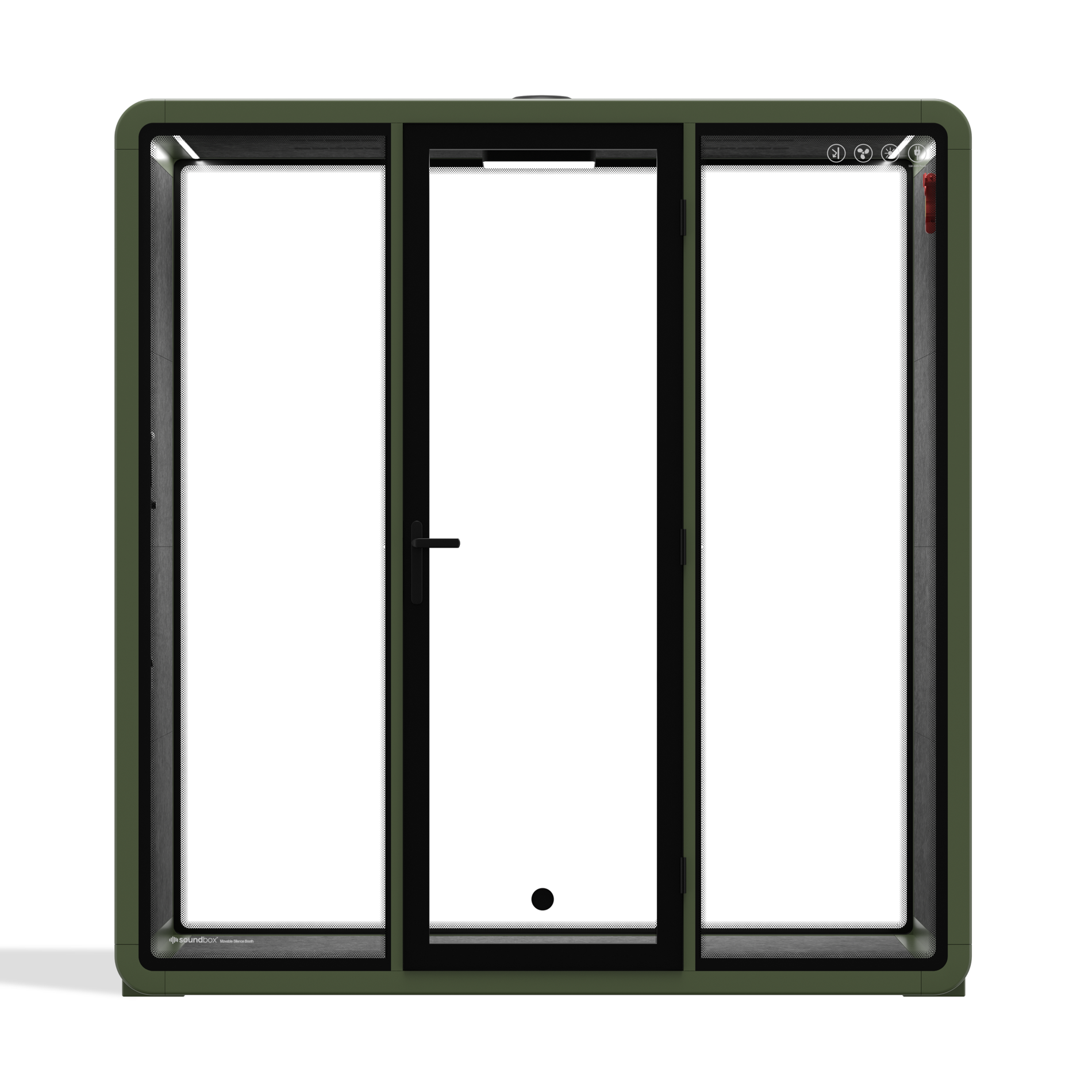 Quell Demi PlusGreen / Dark Grey / No Furniture