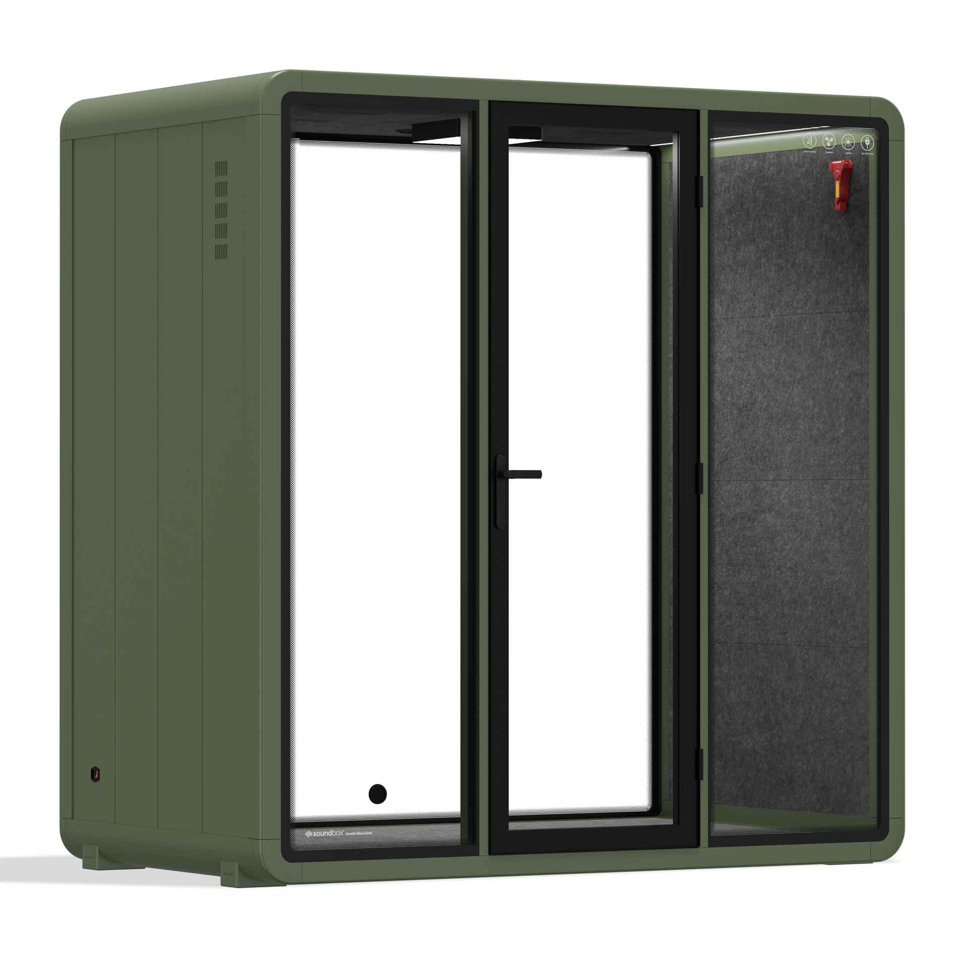 Quell Demi PlusGreen / Dark Grey / No Furniture