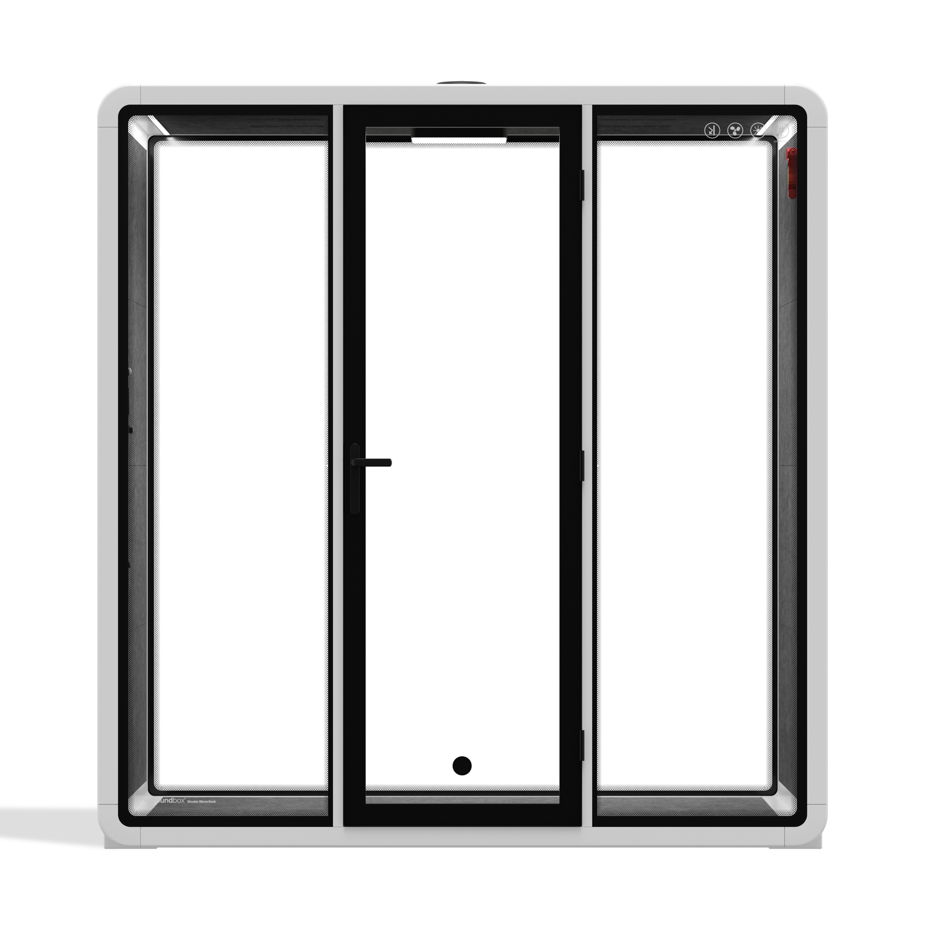 Quell Demi PlusWhite / Dark Grey / No Furniture