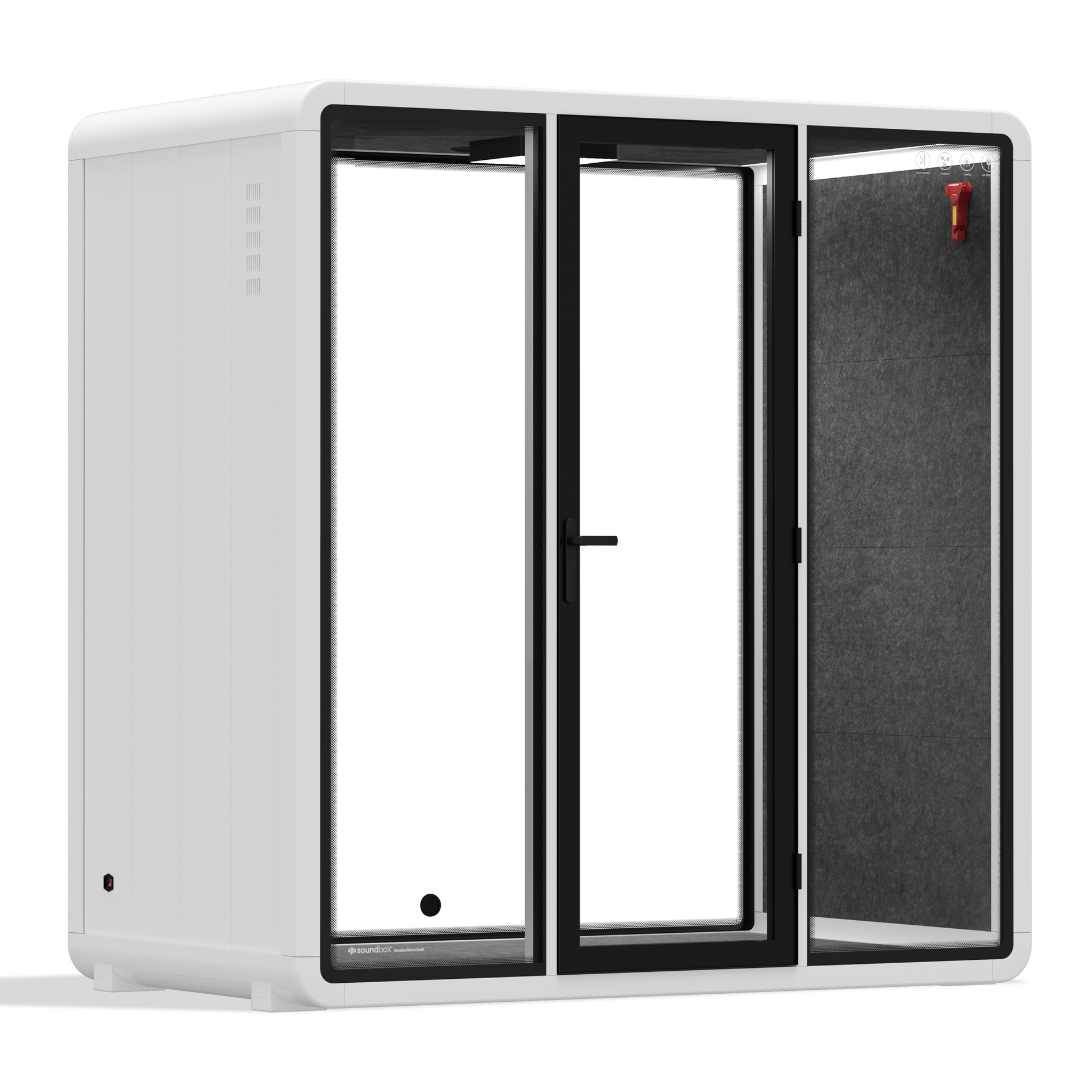 Quell Demi PlusWhite / Dark Grey / No Furniture