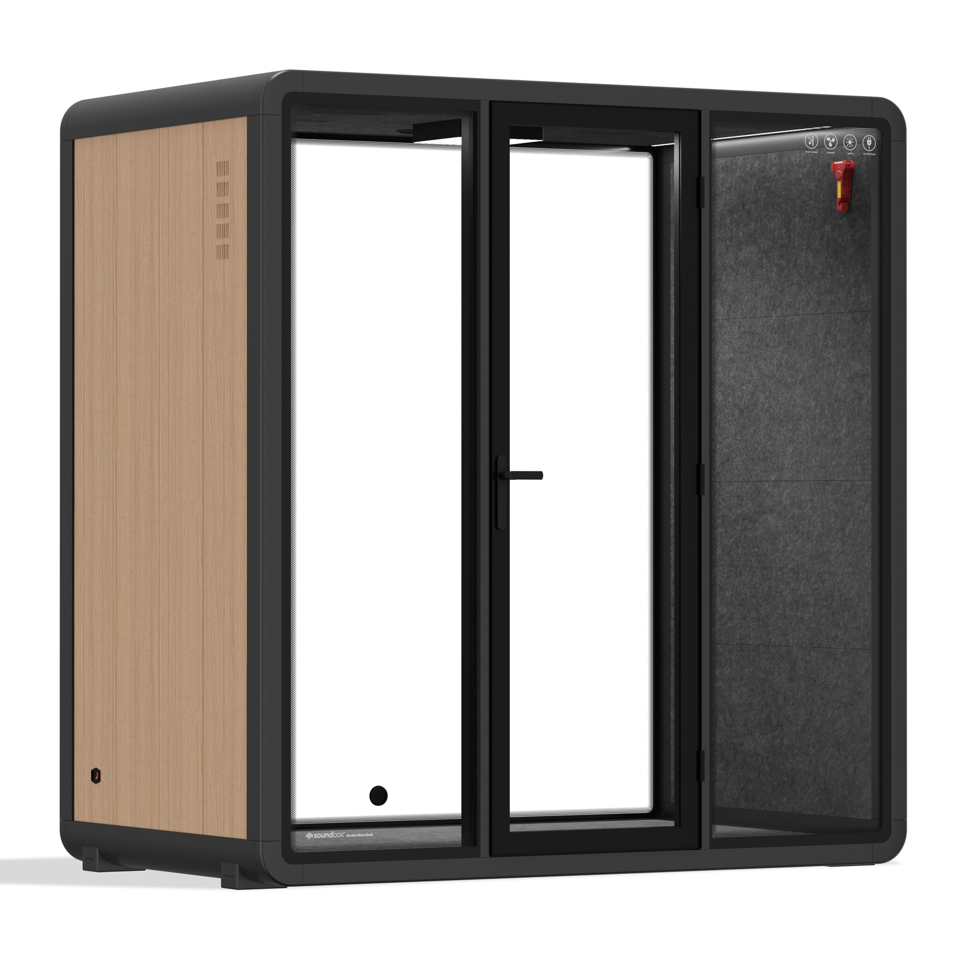 Quell Demi PlusWooden / Dark Grey / No Furniture