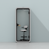 Office Pod Quell Acoustic Green Dark Grey