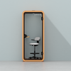 Office Pod Quell Acoustic Green Dark Grey
