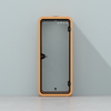 Office Pod Quell Flex by Soundbox Store – overhead view of pod layout showing compact 1200 x 1200 mm footprint