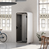 Office Pod Quell Flex by Soundbox Store – rear exterior showing ventilation exhaust and cable entry point