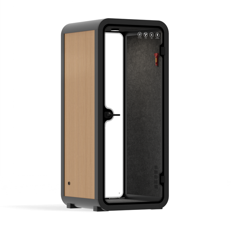 Office Pod Quell FlexWooden / Dark Grey / No Furniture