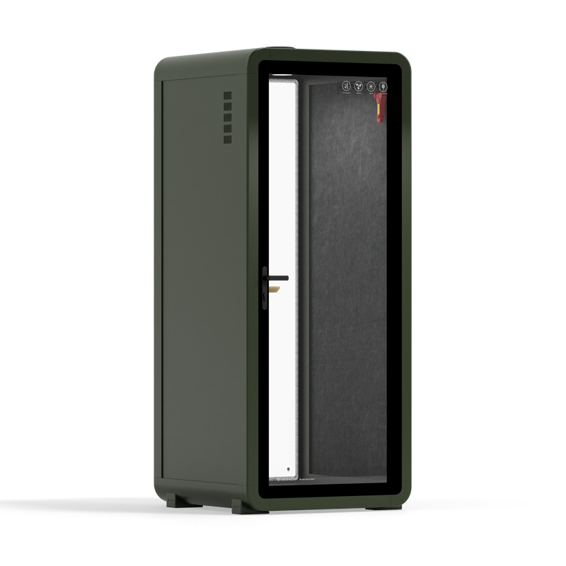 Quell+ Flex - SoloDark Green / Dark Grey / No Furniture