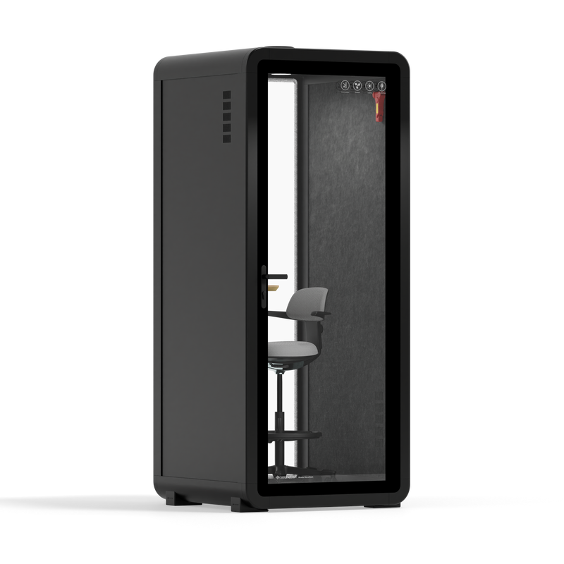 Quell+ Flex - SoloBlack / Dark Grey / With Furniture