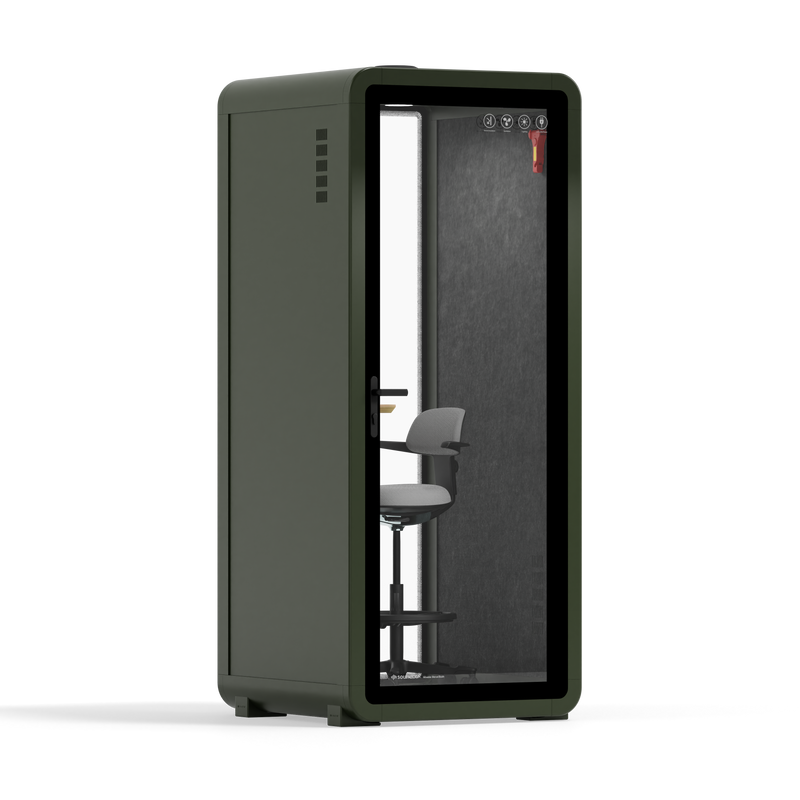 Quell+ Flex - SoloDark Green / Dark Grey / With Furniture