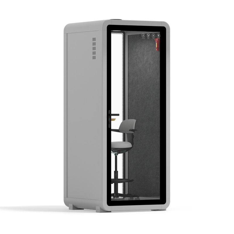 Quell+ Flex - SoloLight Grey / Dark Grey / With Furniture