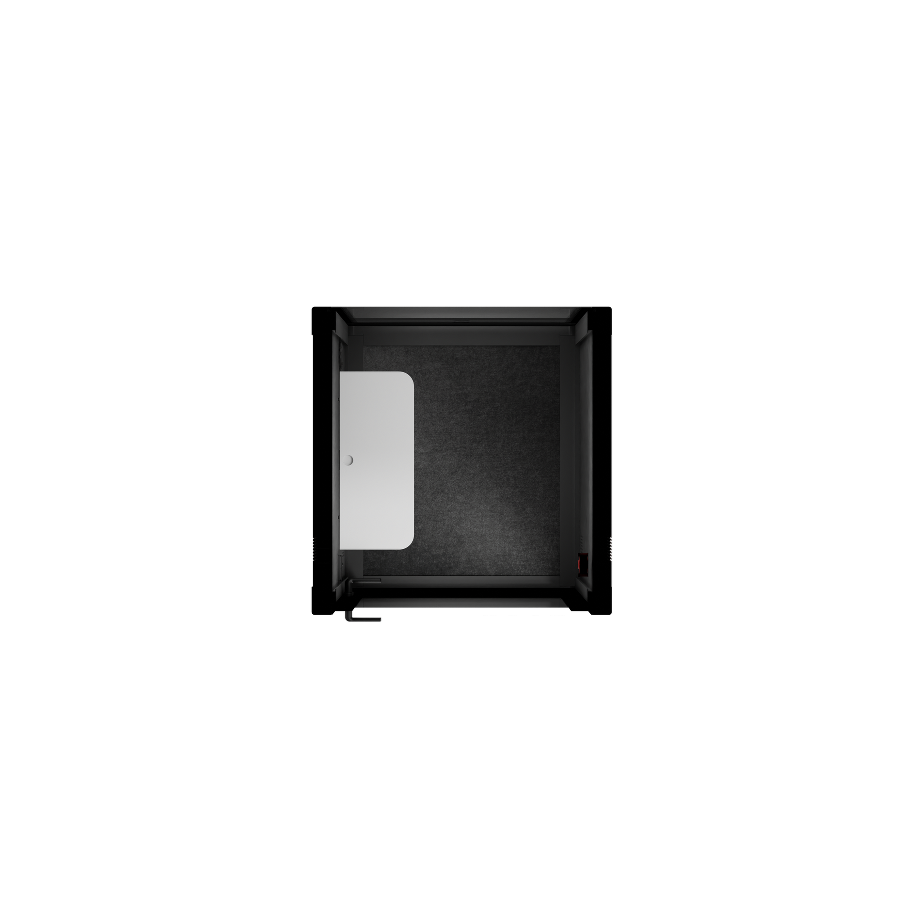 Office Pod Quell+ AcousticWooden / No Furniture / Dark Grey