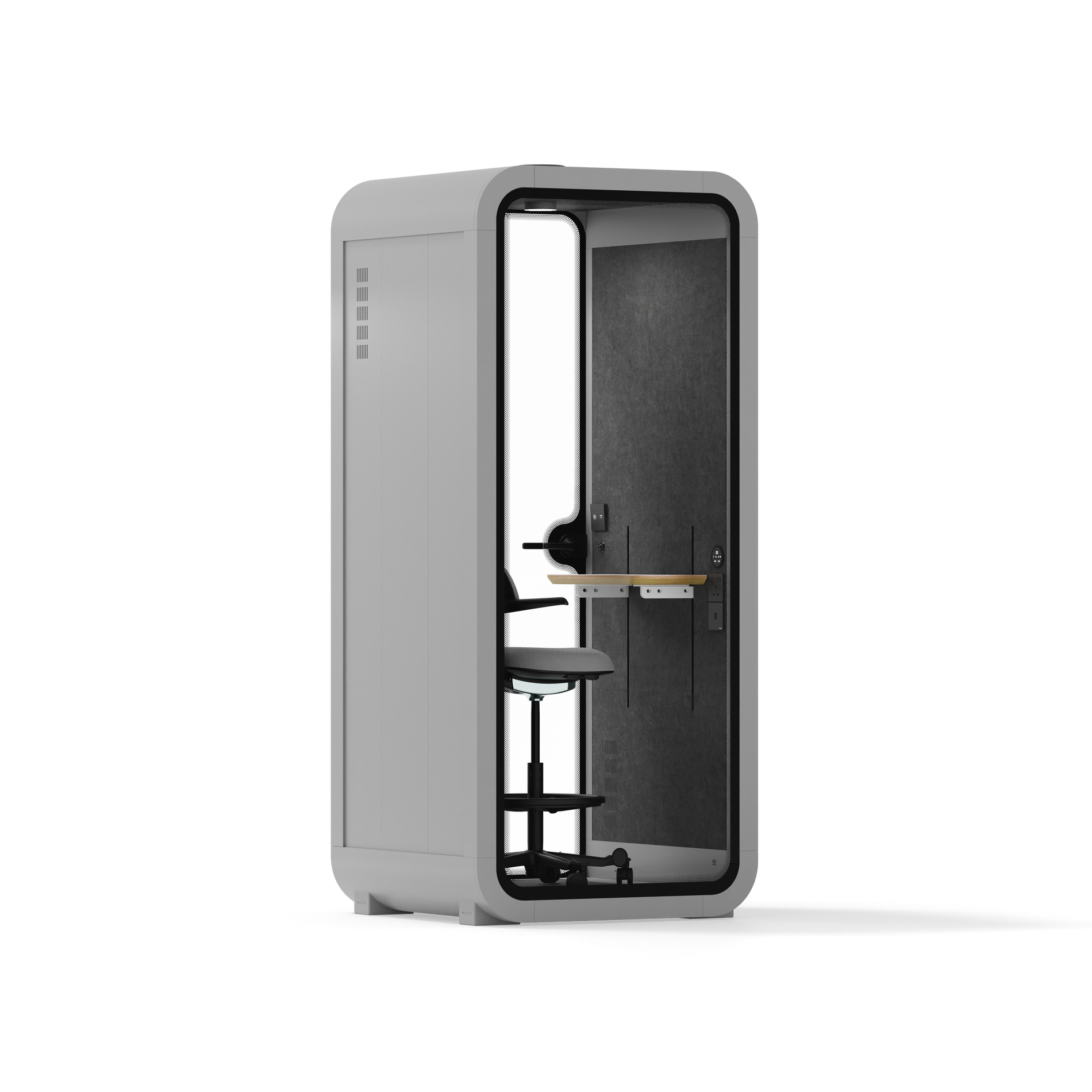 Office Pod Quell FlexLight Grey / Dark Grey / With Furniture