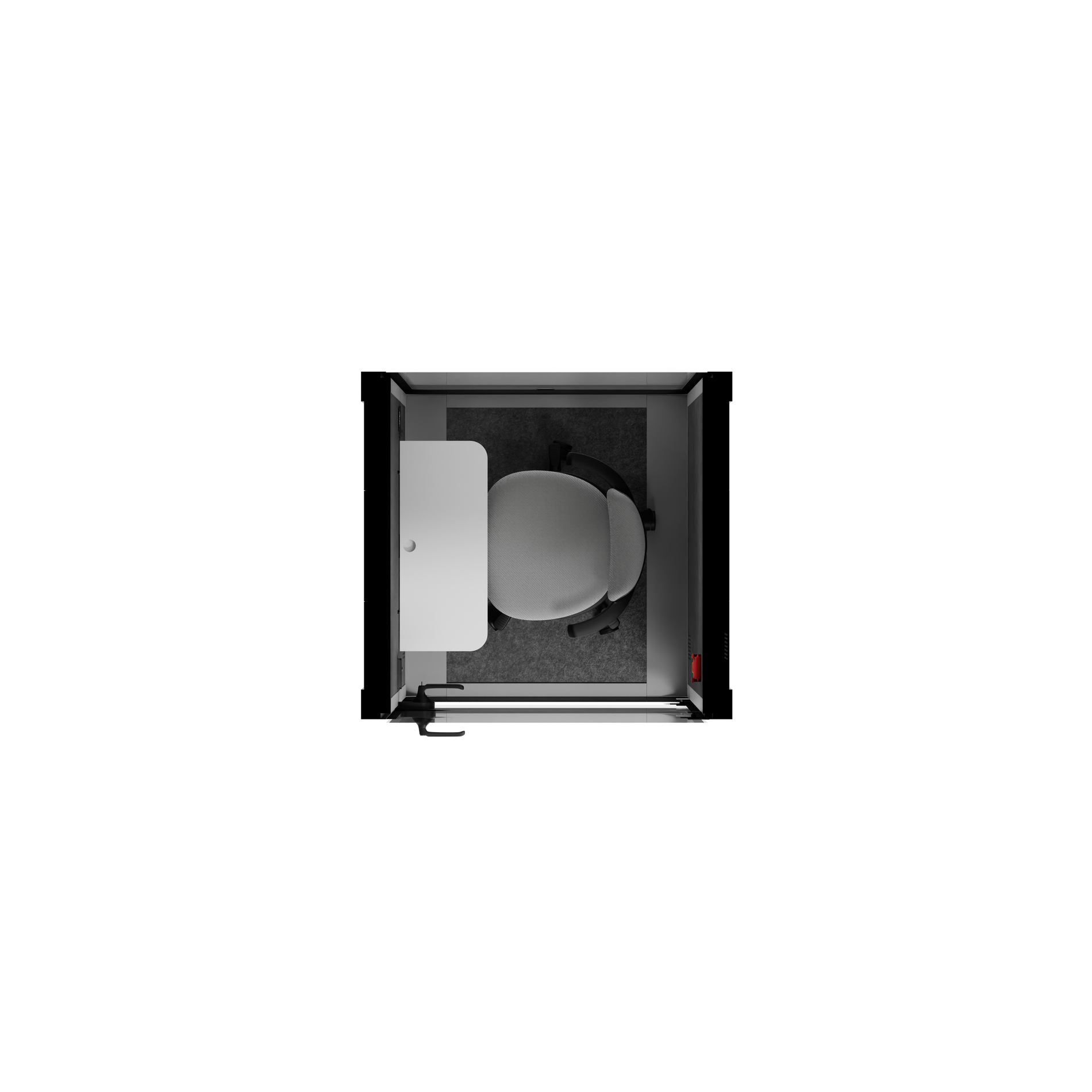 Office Pod Quell FlexLight Grey / Dark Grey / With Furniture