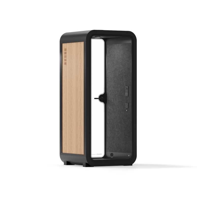 Office Pod Quell FlexWooden / Dark Grey / No Furniture