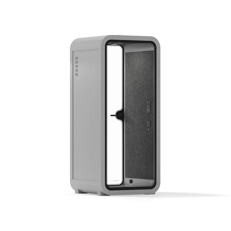Office Pod Quell FlexLight Grey / Dark Grey / No Furniture