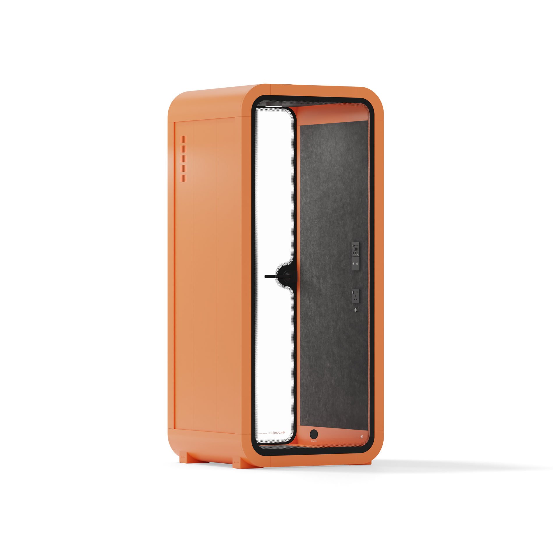 Office Pod Quell FlexOrange / Dark Grey / No Furniture