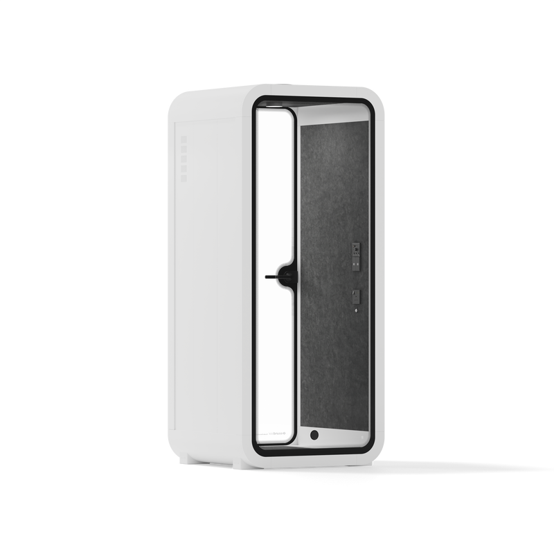Office Pod Quell FlexWhite / Dark Grey / No Furniture