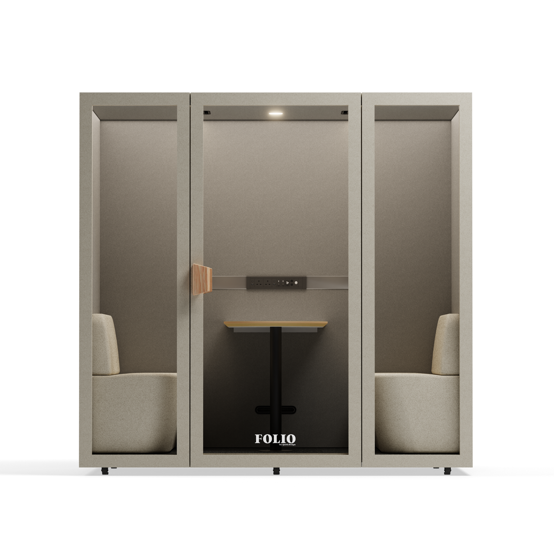 Folio Office Pod - 2-4 PersonFolio Beige / Furniture As Per Images