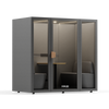 Soundbox Folio Office Pod 2-4-Person Dark Grey