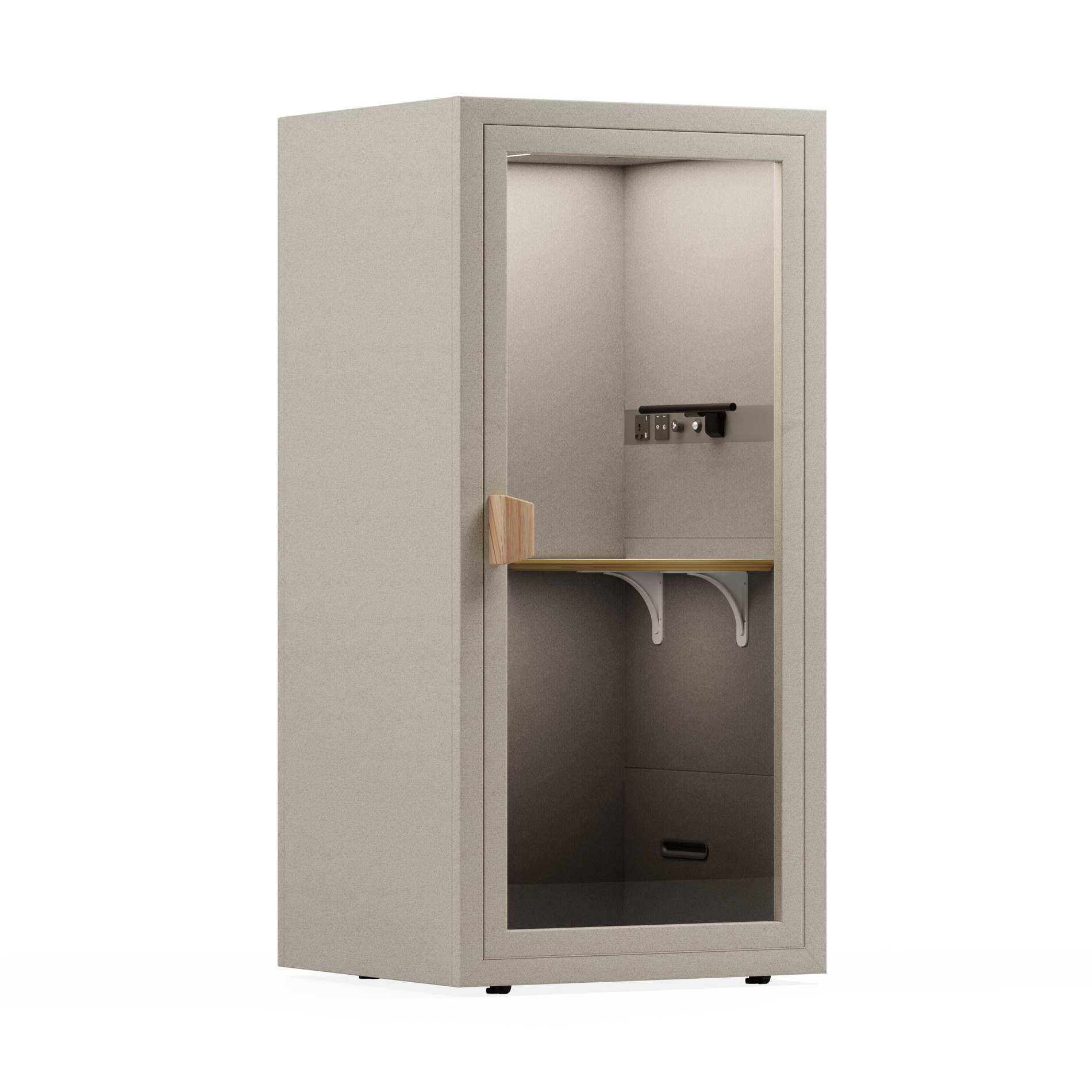 Folio Einzelbüro-Telefonbox - StehendFolio Beige / Furniture Set 1