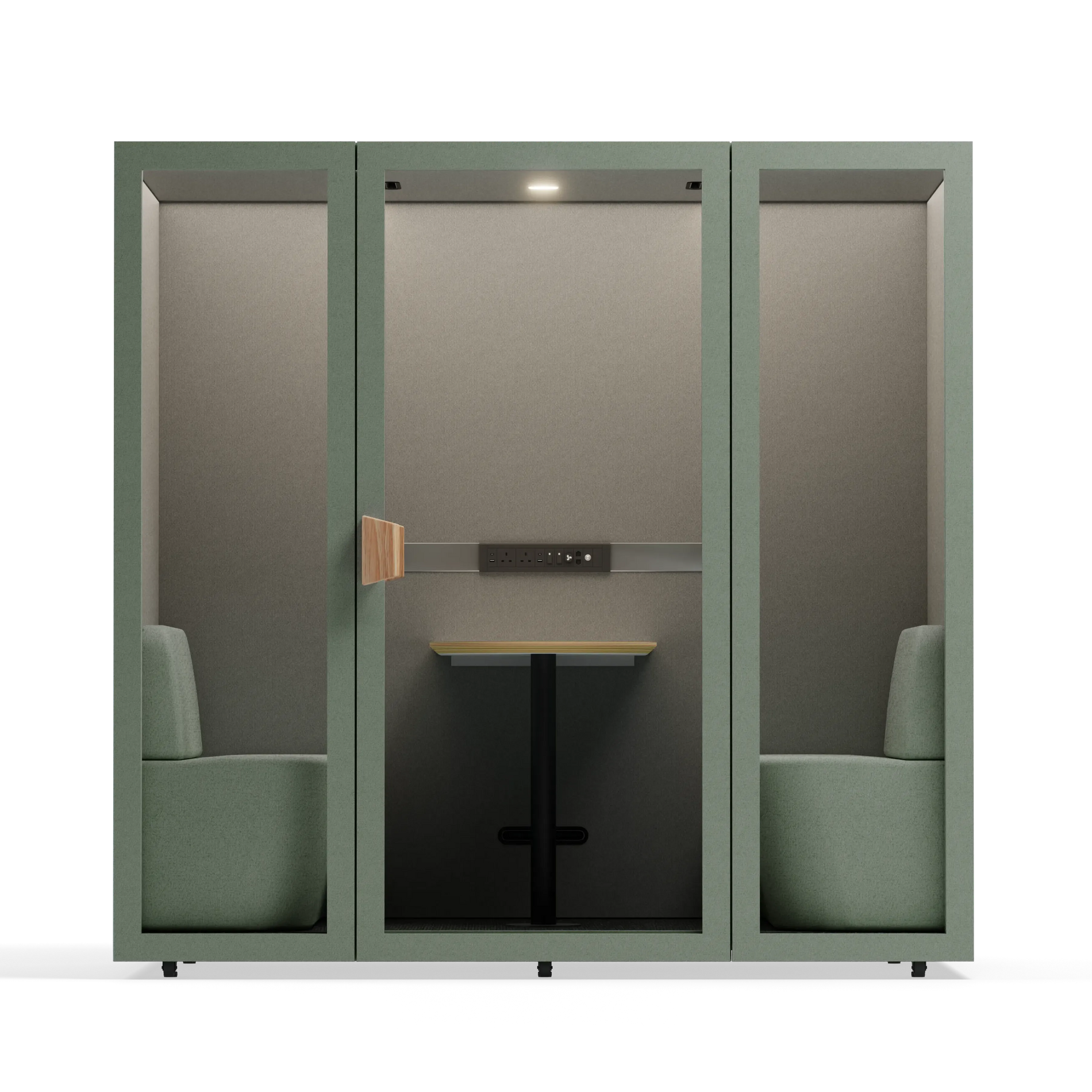 Folio Office Pod - 2-4 PersonFolio Dusty Teal / Furniture As Per Images