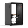 Charcoal Quell Office Pod - 2 Person Sound Booth by Soundbox Store Dual Zoom Room + Device Shelf + 2 Barstools