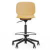 Aarhus swivel counter stool in ginger - view 3