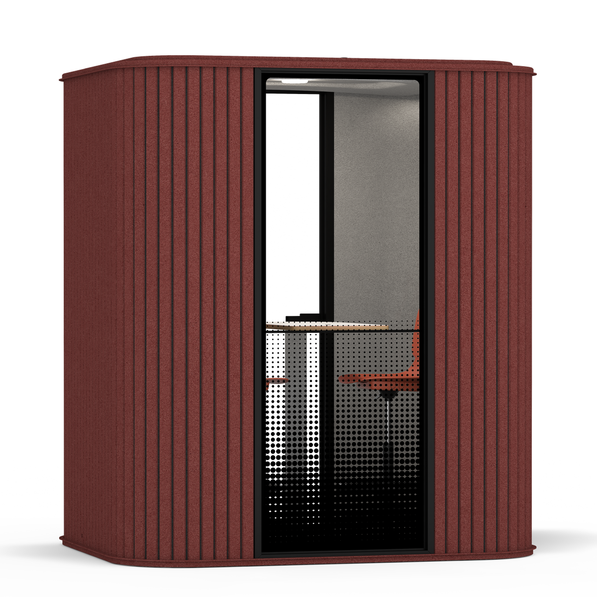 Anja MDark Red / Coaster Chair