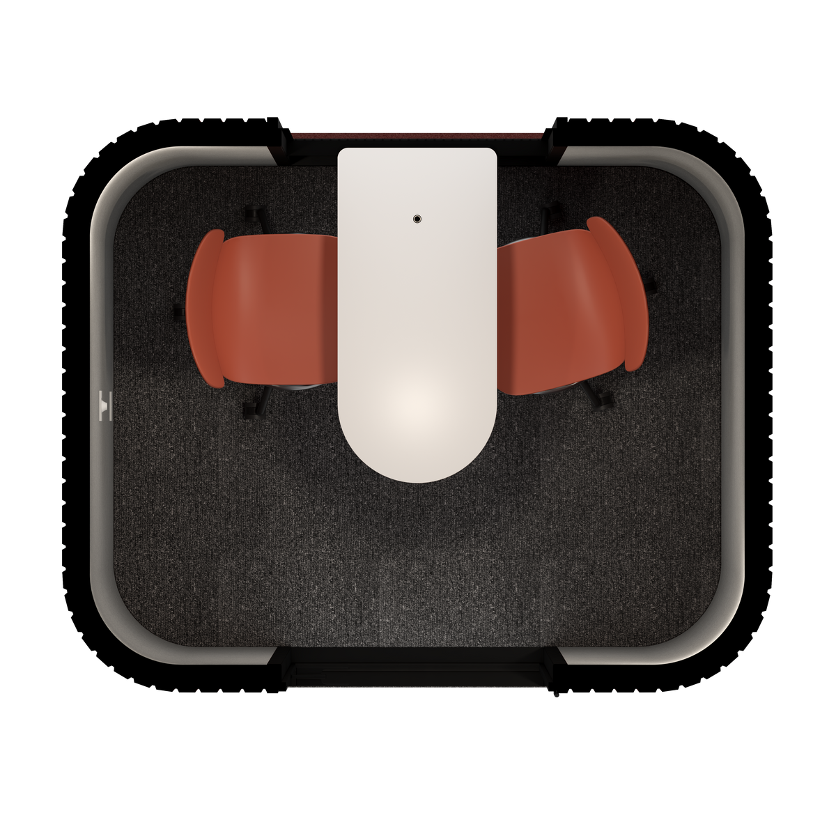 Anja MDark Red / Coaster Chair
