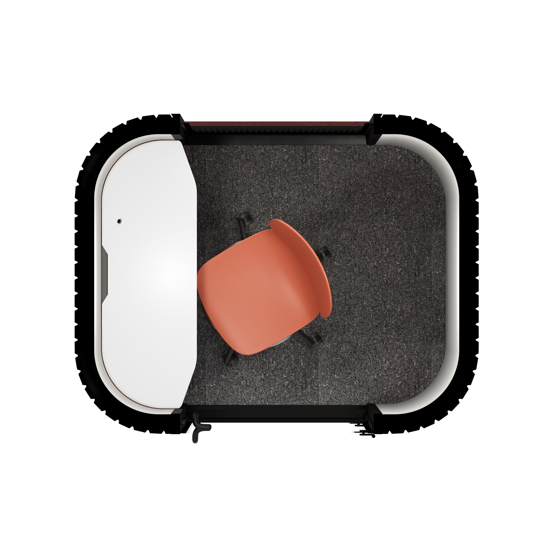Anja SDark Red / Counter Stool