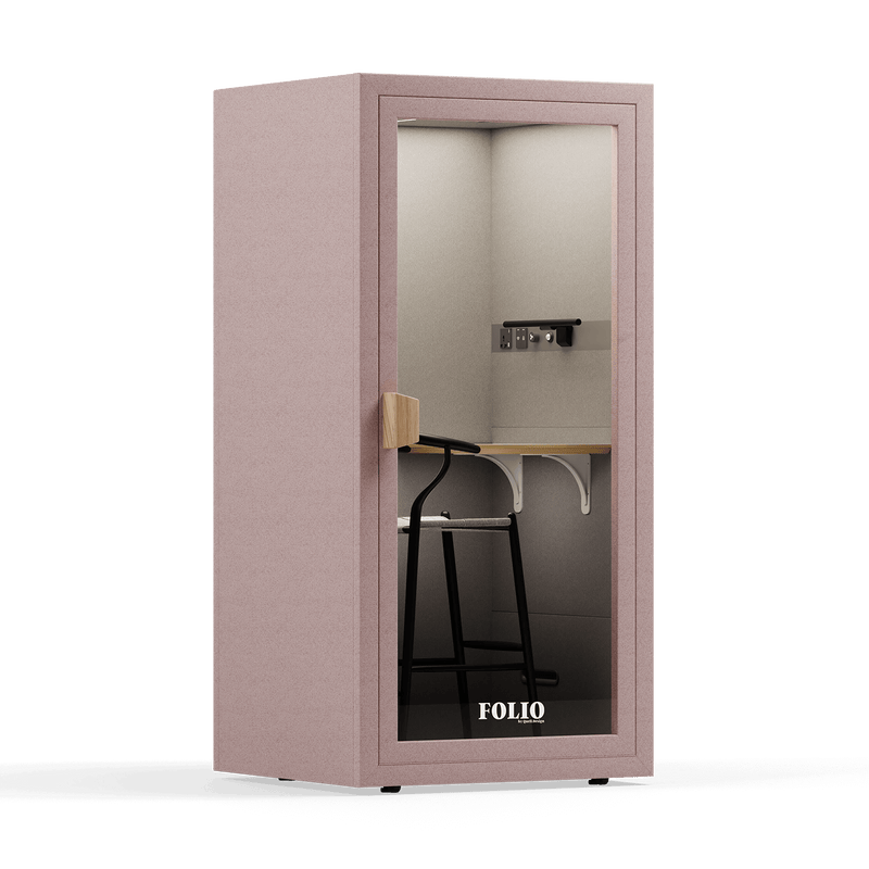 Büro-Telefonzelle Folio - Stand UpFolio Blush / Furniture Set 2
