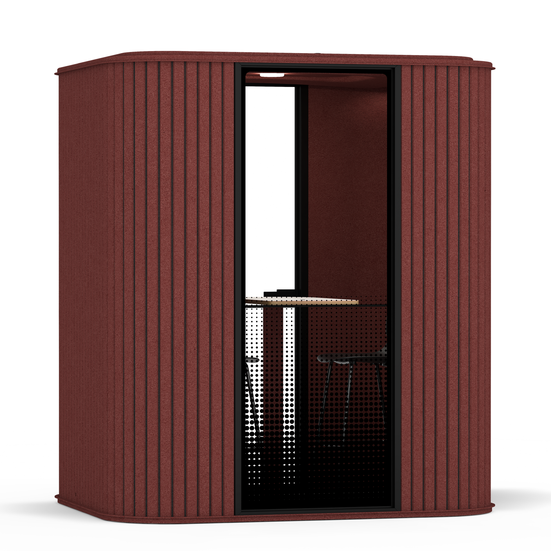Anja MDark Red / Furniture As Per Images