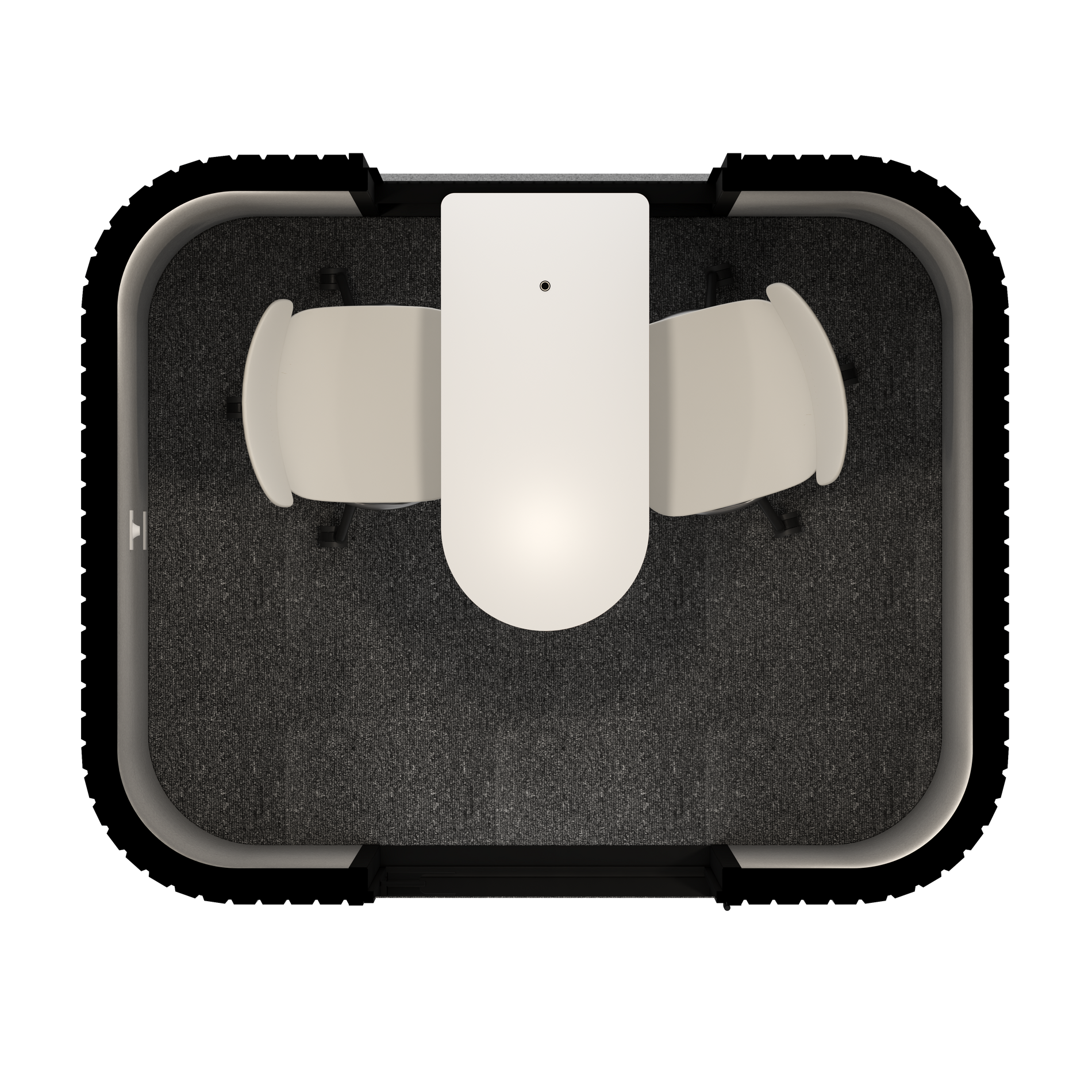 Anja MJasnoszary / Krzesło Coaster