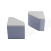 Diagonal sofa for 1-2 person phone booths by Soundbox Store – space-saving seating with modern design for compact workspaces