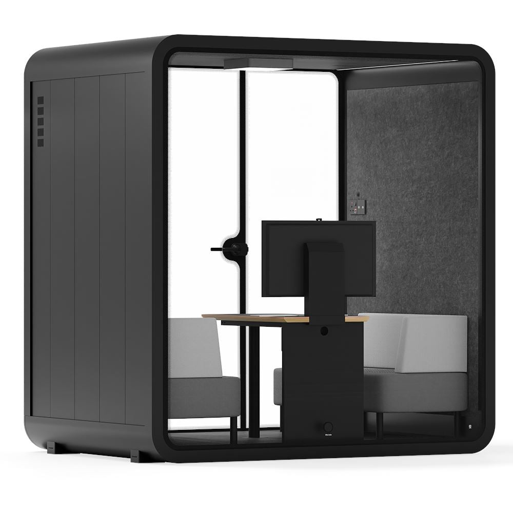 Quell - 4 persoons vergadercabineAntraciet / Donkergrijs / Luxe